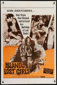 5k420 ISLAND OF LOST GIRLS 1sh 1968 Kommissar X - Drei Goldene Schlangen, art of bound girls!