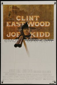 5k431 JOE KIDD 1sh 1972 John Sturges, if you're looking for trouble, he's Clint Eastwood!