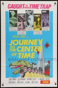 5k435 JOURNEY TO THE CENTER OF TIME 1sh 1967 from the valley of monsters in one million B.C.!