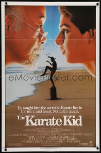 5k440 KARATE KID 1sh 1984 Pat Morita, Ralph Macchio, teen martial arts classic!