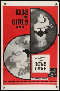 5k451 KISS THE GIRLS & MAKE THEM DIE 1sh 1960s sexploitation, see them in the Love Cave!