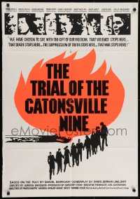 5k903 TRIAL OF THE CATONSVILLE NINE 1sh 1972 Ed Flanders, Richard Jordan!