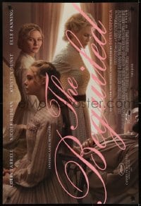 5s096 BEGUILED advance DS 1sh 2017 Nichole Kidman, Dunst, Fanning, based on Cullinan's novel!