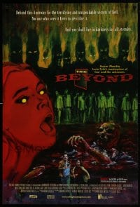 5s107 BEYOND 1sh R1998 horror maestro Lucio Fulci's horror masterpiece, different Martinez art!