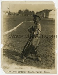 5x344 GIANTS VS. YANKS 8x10.25 still 1923 c/u of baseball player Sunshine Sammy Morrison, rare!