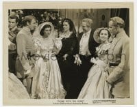 5x365 GONE WITH THE WIND 8x10.25 still R1947 bride Vivien Leigh, Leslie Howard, Olivia De Havilland