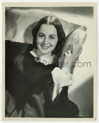 5x364 GONE WITH THE WIND 8x10 still R1967 smiling portrait of Olivia De Havilland as Melanie!