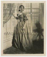 5x363 GONE WITH THE WIND 8x10 still 1939 full-length Vivien Leigh as Scarlett O'Hara by window!