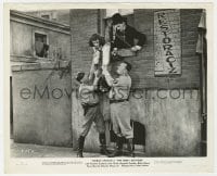 5x371 GREAT DICTATOR 8.25x10 still 1940 Charlie Chaplin & Paulette Goddard caught by Aryan police!