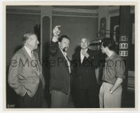 5x379 GUYS & DOLLS candid 8x10 still 1955 Joseph L. Mankiewicz, Howard Dietz & Michael Kidd on set!