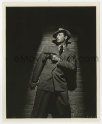 5x396 HIGH WALL 8x10 key book still 1948 best image of Robert Taylor holding gun in the shadows!