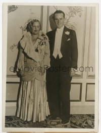 5x382 HAROLD LLOYD/MILDRED DAVIS 6x8 news photo 1931 husband & wife attending Marion Davies party!