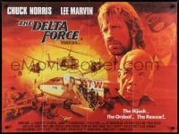 5y301 DELTA FORCE British quad 1986 cool different art of Chuck Norris & Lee Marvin by Mascii!