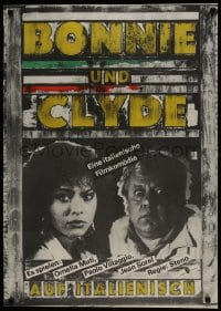 5y548 BONNIE & CLYDE ITALIAN STYLE East German 23x32 1986 Paolo Villaggio, Muti, different art!