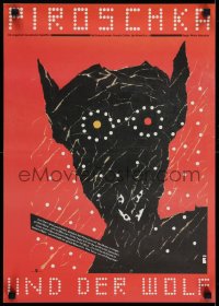 5y647 BYE BYE CHAPERON ROUGE East German 16x23 1990 Marta Meszaros, really wild, different art!