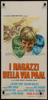 5y862 BOYS OF PAUL STREET Italian locandina 1969 A Pal-utcai Fiuk, Hungarian, Ciriello art of kids!