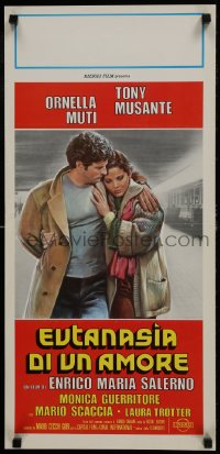 5y863 BREAK UP Italian locandina 1980 Enrico Maria Salerno's Euthanasia di un amore, Ornella Muti!