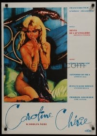 5y234 CAROLINE CHERIE Yugoslavian 20x28 1968 nearly nude France Anglade in title role, different!