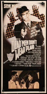 6k587 DEAD MEN DON'T WEAR PLAID Aust daybill 1982 Steve Martin will blow your lips off!