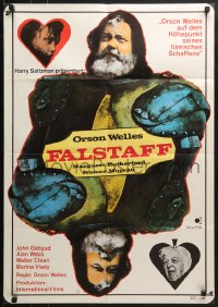 6k312 CHIMES AT MIDNIGHT German 1968 Campanadas a Medianoche, Welles as Shakespeare's Falstaff!