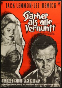 6k317 DAYS OF WINE & ROSES German 1963 Blake Edwards, alcoholics Jack Lemmon & sexy Lee Remick!