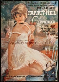 6k323 FANNY HILL German 1968 Swedish sex, Diana Kjaer, every source of pleasure is explored!