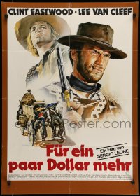 6k328 FOR A FEW DOLLARS MORE German R1978 Sergio Leone's Per Qualche Dollaro in Piu, Clint Eastwood