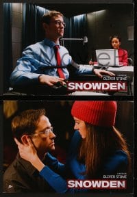 6k104 SNOWDEN 8 French LCs 2016 Gordon-Levitt in the title role, only safe place is on the run!