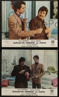 6k130 SOMEONE BEHIND THE DOOR 16 French LCs 1971 Charles Bronson, Jill Ireland, Anthony Perkins!