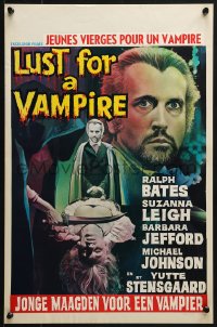 6p247 LUST FOR A VAMPIRE Belgian 1971 Bates, Barbara Jefford, Suzanna Leigh, Hammer bloodsuckers!