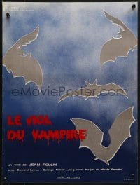 6p259 RAPE OF THE VAMPIRE Belgian 1968 Le Viol Du Vampire, completely different art of bats!