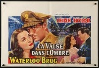 6p275 WATERLOO BRIDGE Belgian R1960s different art of Vivien Leigh & Robert Taylor!