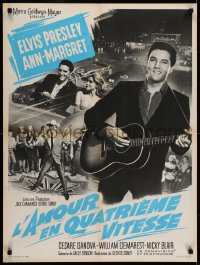 6p403 VIVA LAS VEGAS French 24x32 1965 different images of Elvis Presley & sexy Ann-Margret!