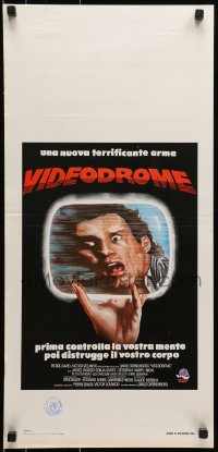 6p553 VIDEODROME Italian locandina 1985 David Cronenberg, James Woods, Debbie Harry, different!