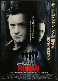 6p769 RONIN Japanese 1999 Robert De Niro, Jean Reno, anyone is an enemy for a price!