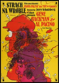 6p879 SCARECROW Polish 23x33 1974 cool different art of Gene Hackman & Al Pacino by Swierzy!