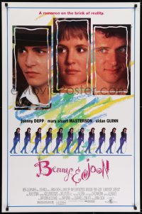 6r093 BENNY & JOON 1sh 1993 Johnny Depp, Mary Stuart Masterson, Quinn, romance on the brink!