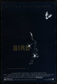 6r103 BIRD 1sh 1988 directed by Clint Eastwood, biography of jazz legend Charlie Parker!