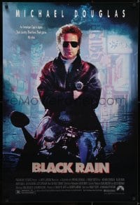 6r108 BLACK RAIN 1sh 1989 Ridley Scott, Michael Douglas is an American cop in Japan!