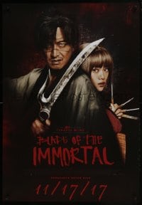 6r109 BLADE OF THE IMMORTAL advance 1sh 2017 Takashi Miike's Mugen No Junin, his 100th movie!