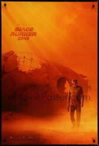 6r111 BLADE RUNNER 2049 int'l teaser DS 1sh 2017 completely different image of Harrison Ford!