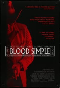 6r117 BLOOD SIMPLE DS 1sh R2000 Joel & Ethan Coen, Frances McDormand, cool film noir image!