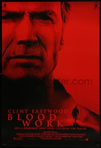 6r118 BLOOD WORK DS 1sh 2002 Clint Eastwood directs & stars, Jeff Daniels!