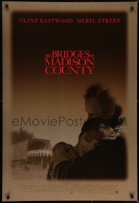 6r138 BRIDGES OF MADISON COUNTY advance DS 1sh 1995 Clint Eastwood directs & stars w/Meryl Streep!