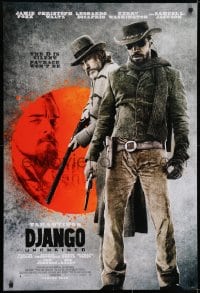 6r257 DJANGO UNCHAINED int'l advance DS 1sh 2012 Jamie Foxx, Christoph Waltz, Leonardo DiCaprio!