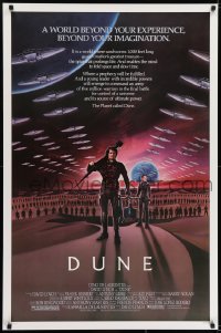 6r264 DUNE 1sh 1984 David Lynch, art of MacLachlan & Young on Arrakis with Fremen warriors!