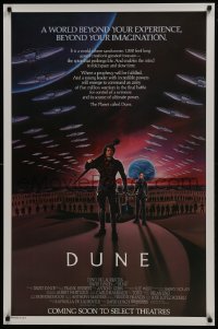 6r265 DUNE advance 1sh 1984 David Lynch, art of MacLachlan & Young on Arrakis with Fremen warriors!