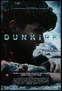 6r266 DUNKIRK advance DS 1sh 2017 Christopher Nolan, Tom Hardy, Murphy, different close-up!