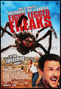 6r274 EIGHT LEGGED FREAKS advance DS 1sh 2002 David Arquette, Kari Wuhrer & Scarlett Johansson!