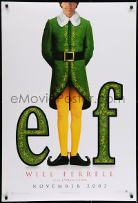 6r276 ELF teaser DS 1sh 2003 Jon Favreau directed, James Caan & Will Ferrell in Christmas comedy!